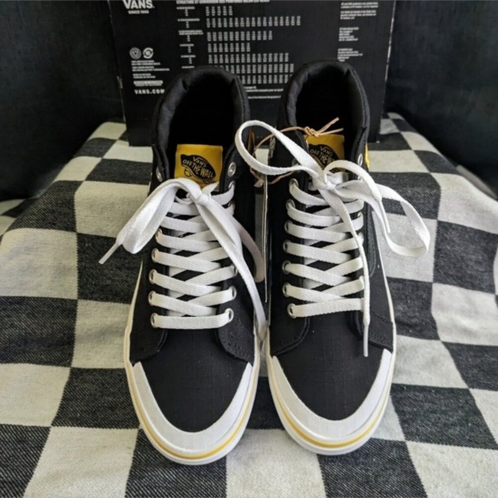 Vans National Geographic Box Logo SK8 Hi Reissue Women Black White 112025 Gf - Picture 4 of 11